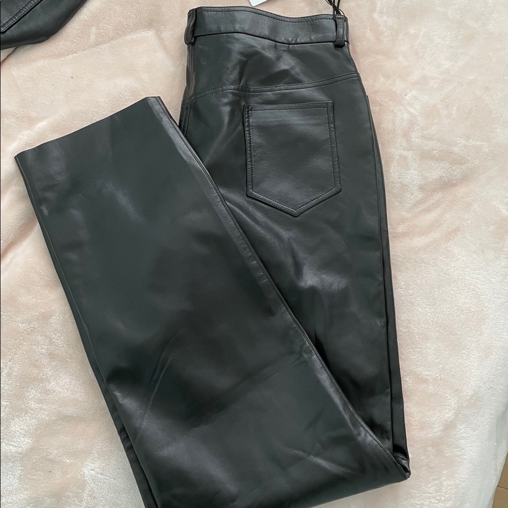 Farfetch Leather Pants
